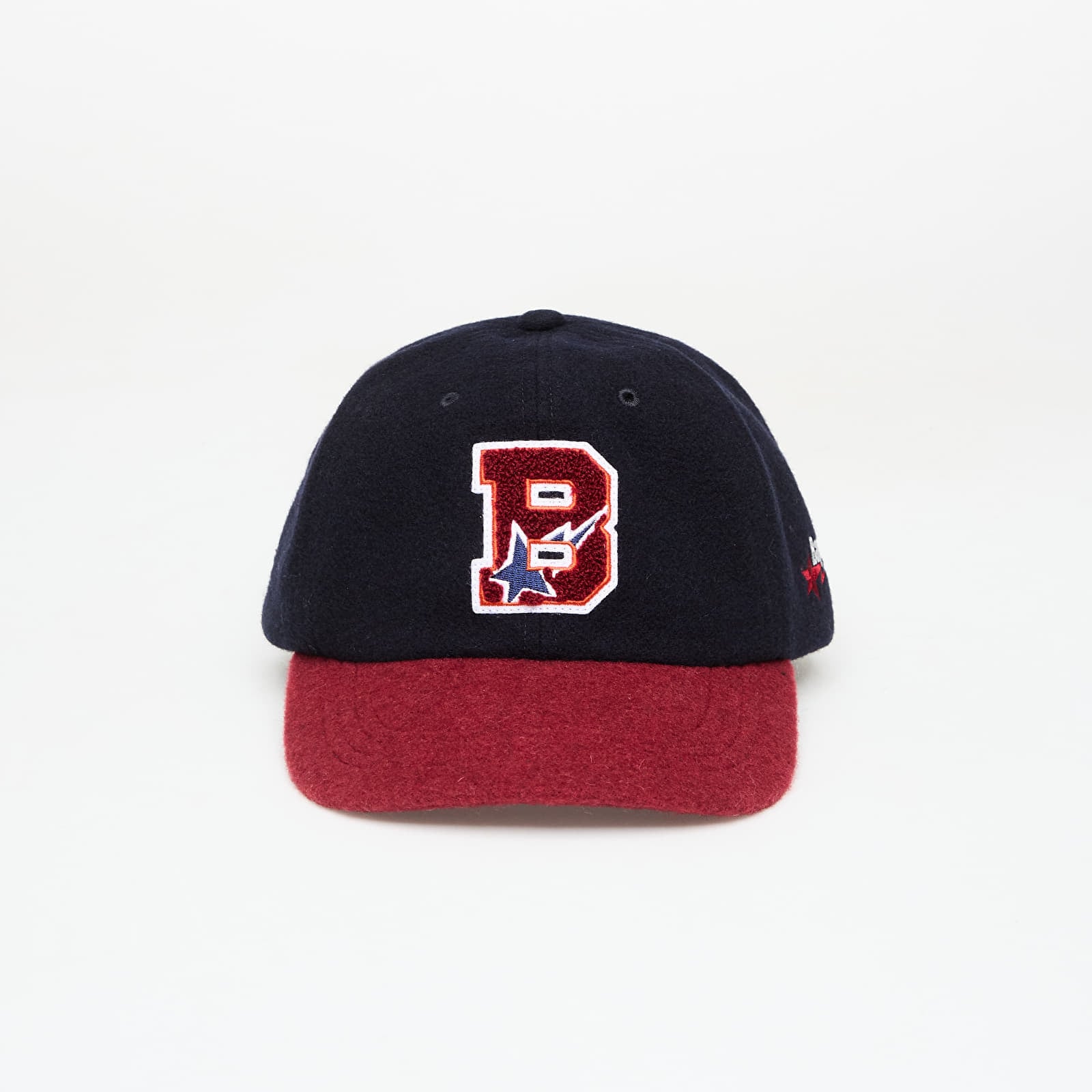 A BATHING APE Varsity Logo Wool Cap Navy Universa