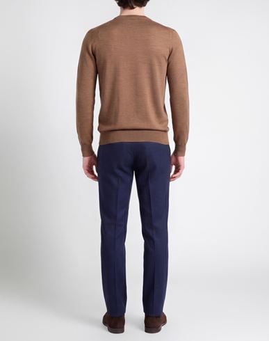 L. b.m. 1911 Man Sweater Camel Size 40 Virgin Wool