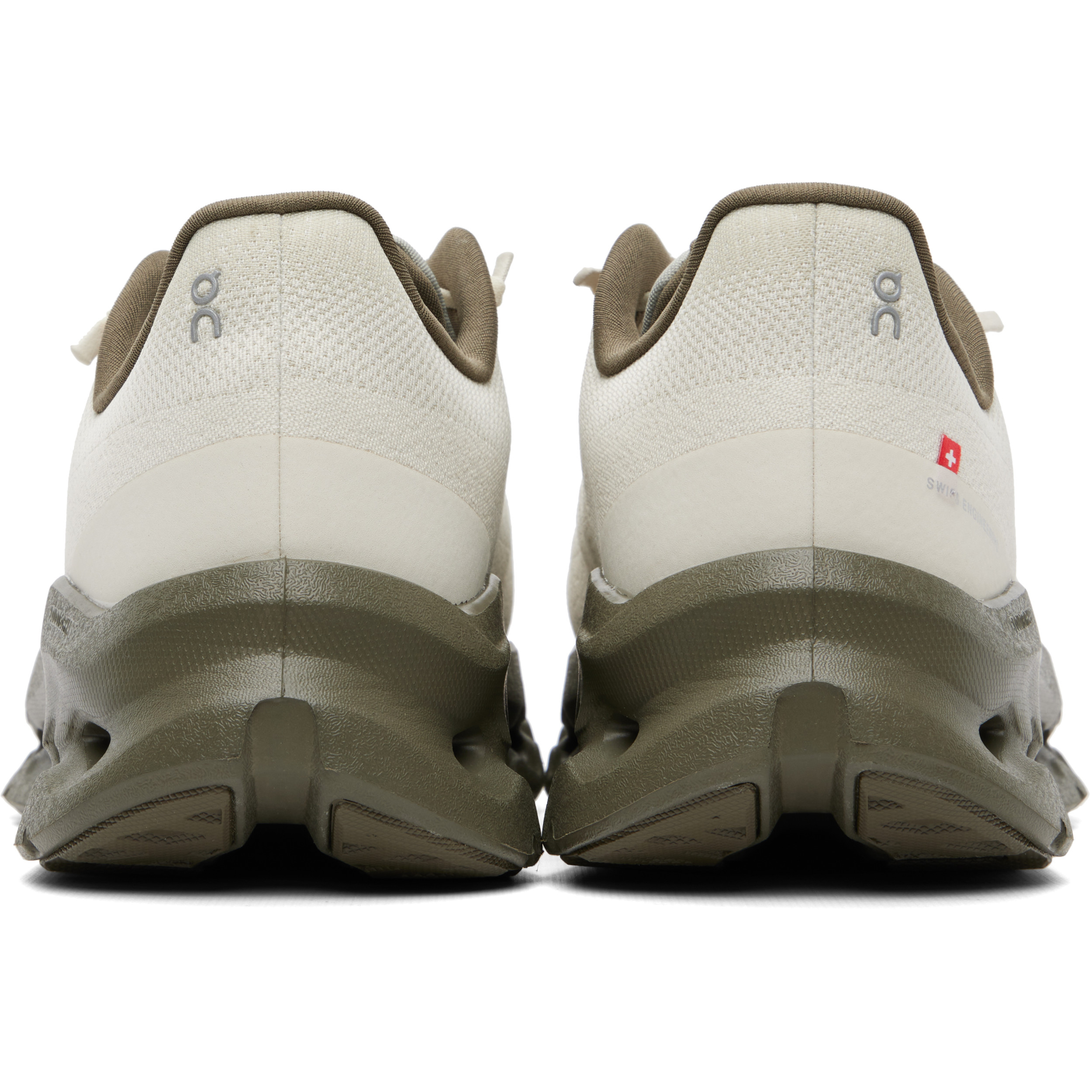 Off-White & Khaki Cloudtilt Sneakers
