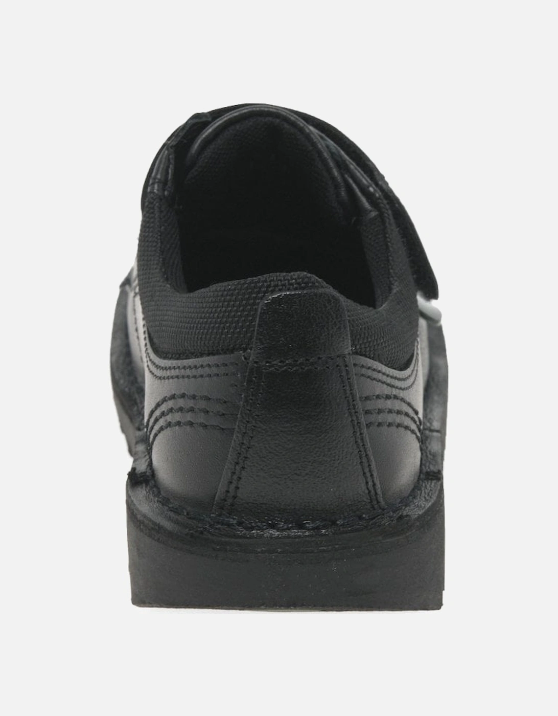 Kickers Boy's Kick Scuff Lo Boys Junior School Shoes - Black - : F Standard