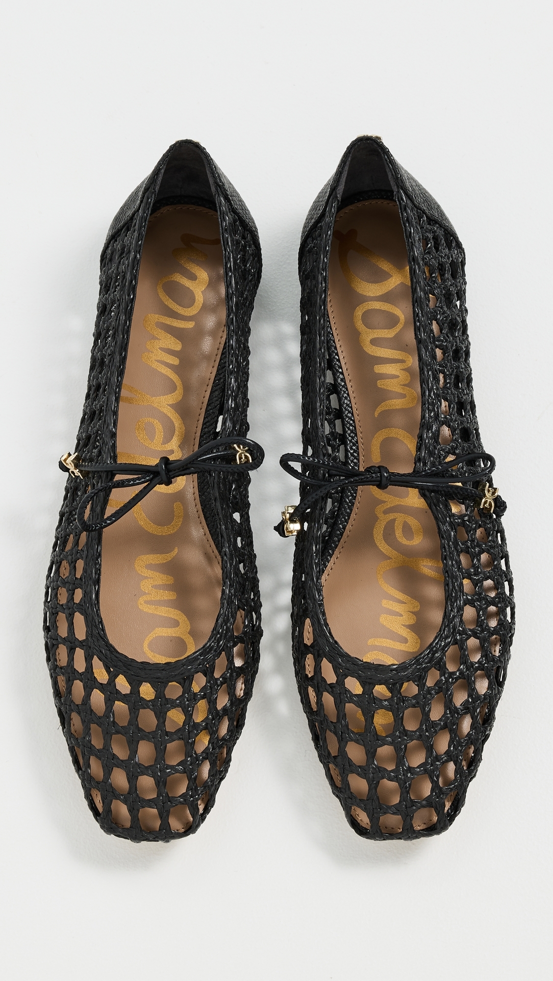 Sam Edelman Marcie Woven Mary Jane Flats Black