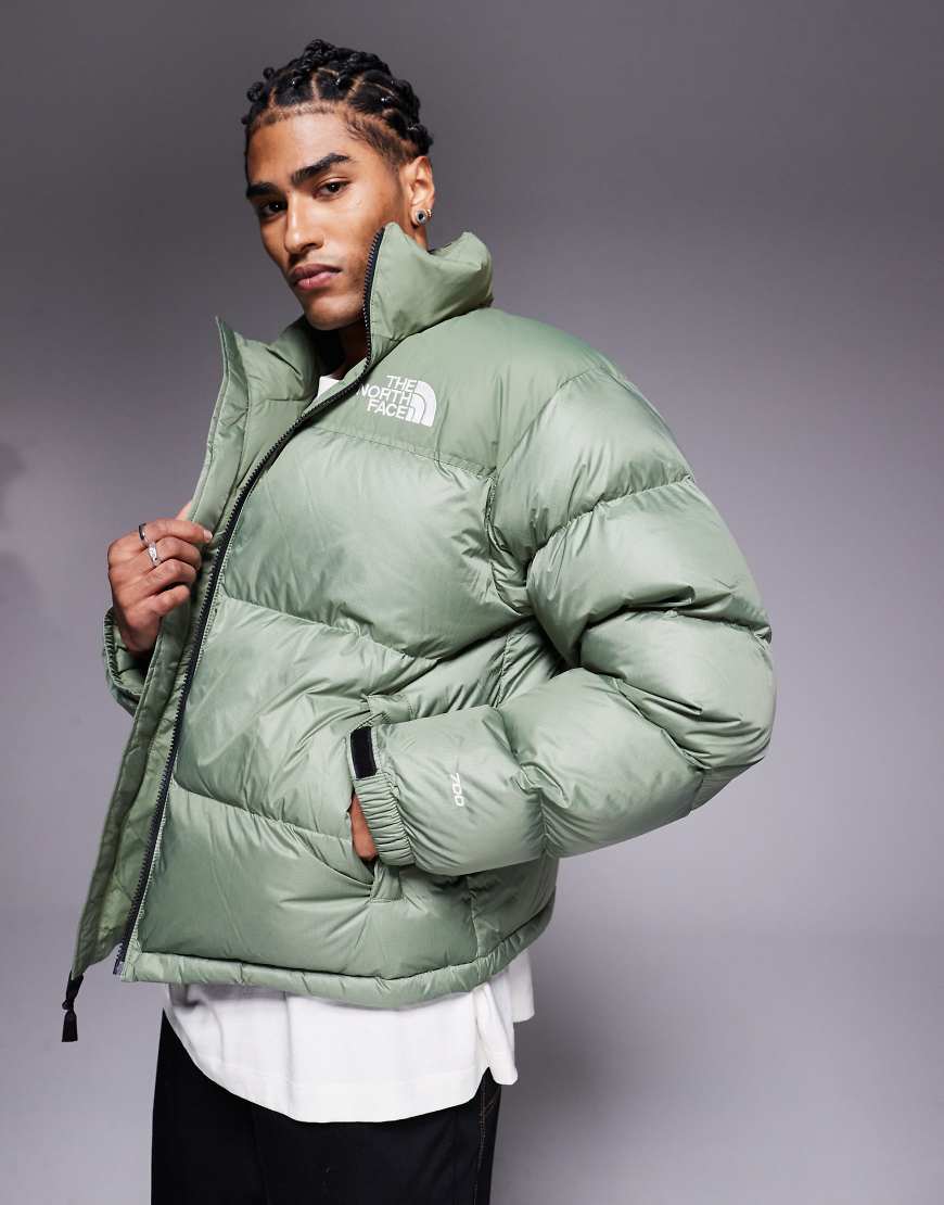 1996 Retro Nuptse Jacket in sage green