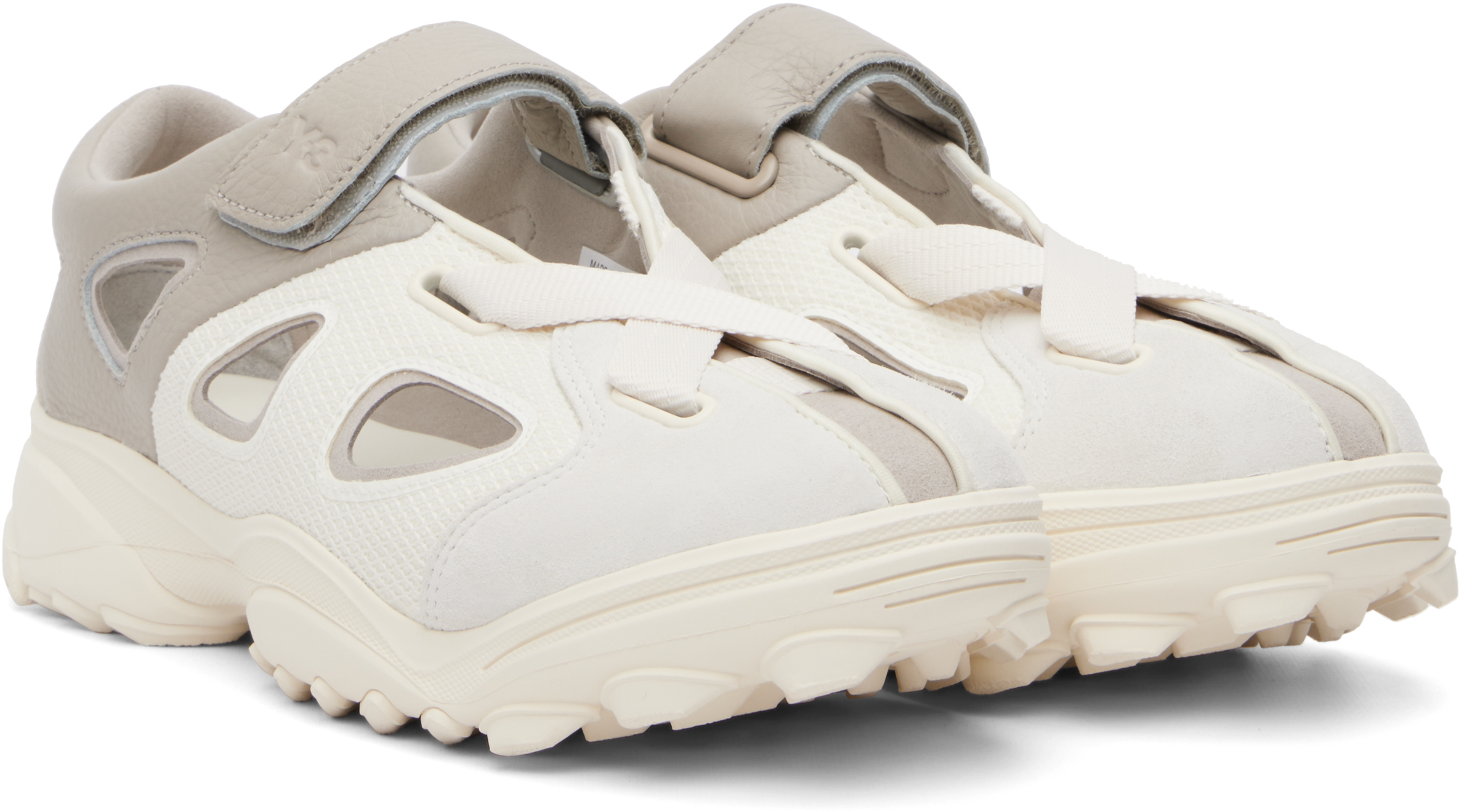 Off-White & Taupe GSG9 Sandals