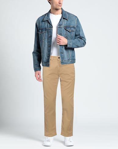 Man Pants Sand Size 29 Cotton, Elastane