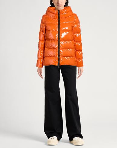 Woman Puffer Orange Size 10 Polyamide