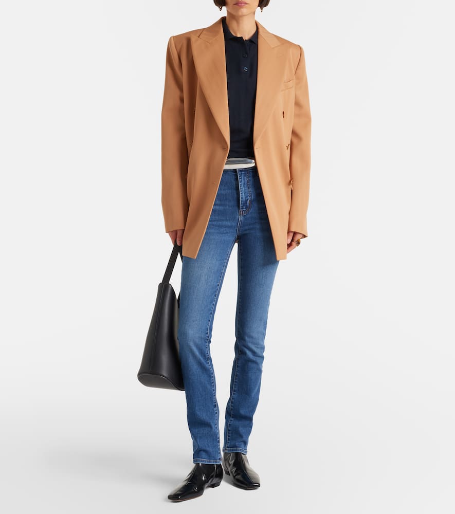 Pencil high-rise slim jeans