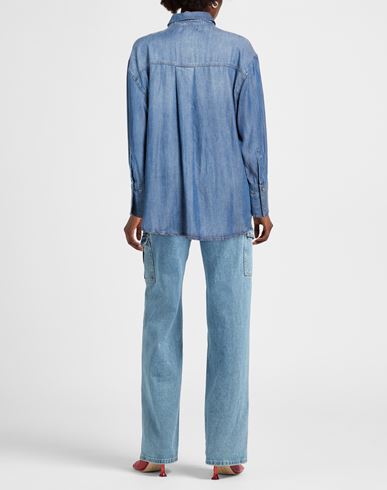 Woman Denim shirt Blue Size 14 Lyocell