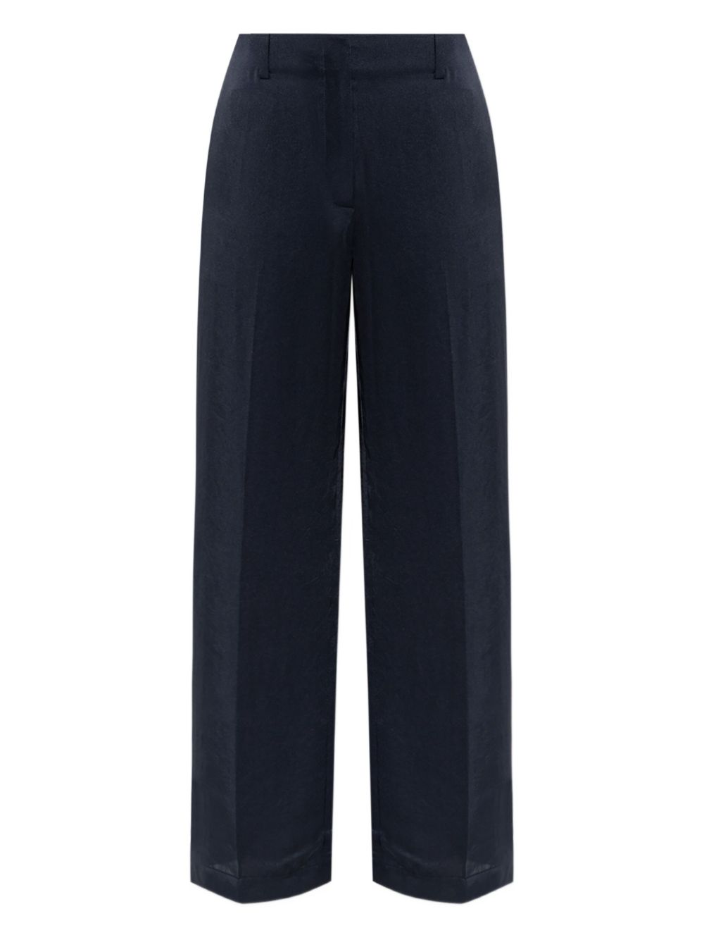 Satin tailored trousers - Blue