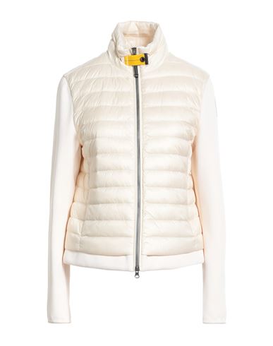 Woman Puffer Cream Size M Polyamide, Polyester, Cotton, Elastane