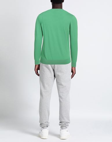 Man Sweater Green Size 44 Cotton