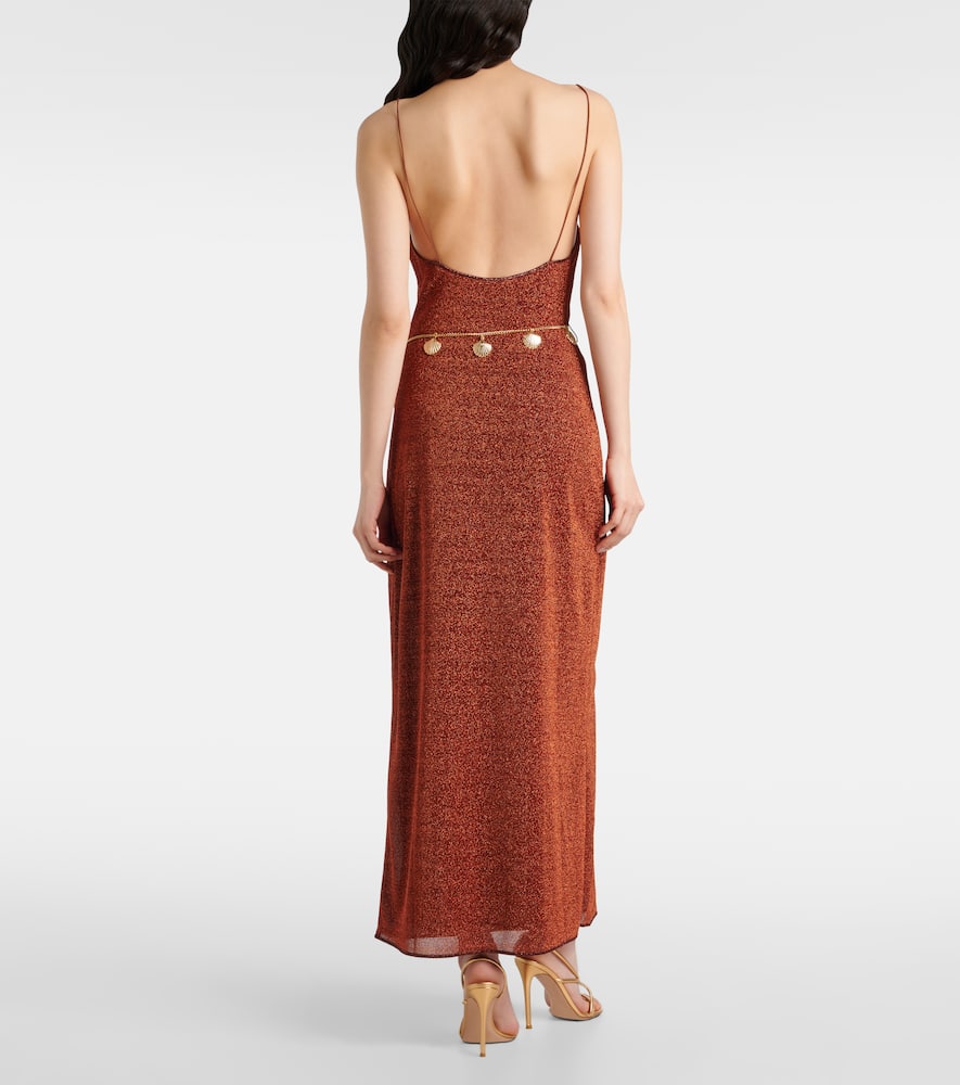 Oséree Lumière belted maxi dress
