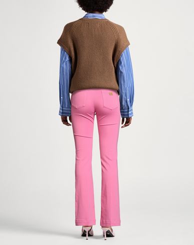 Woman Jeans Fuchsia Size 27 Cotton, Elastomultiester, Elastane