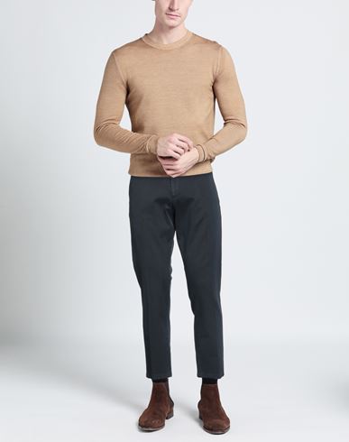 Man Pants Midnight blue Size 38 Cotton, Elastane