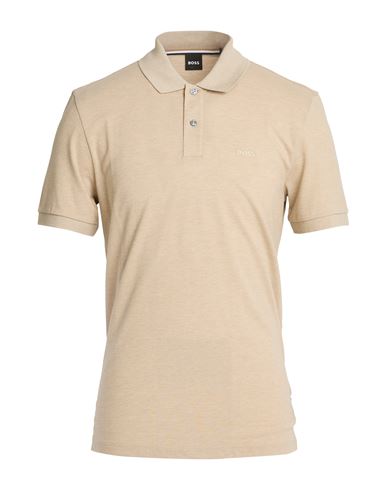 Man Polo shirt Sand Size 3XL Cotton