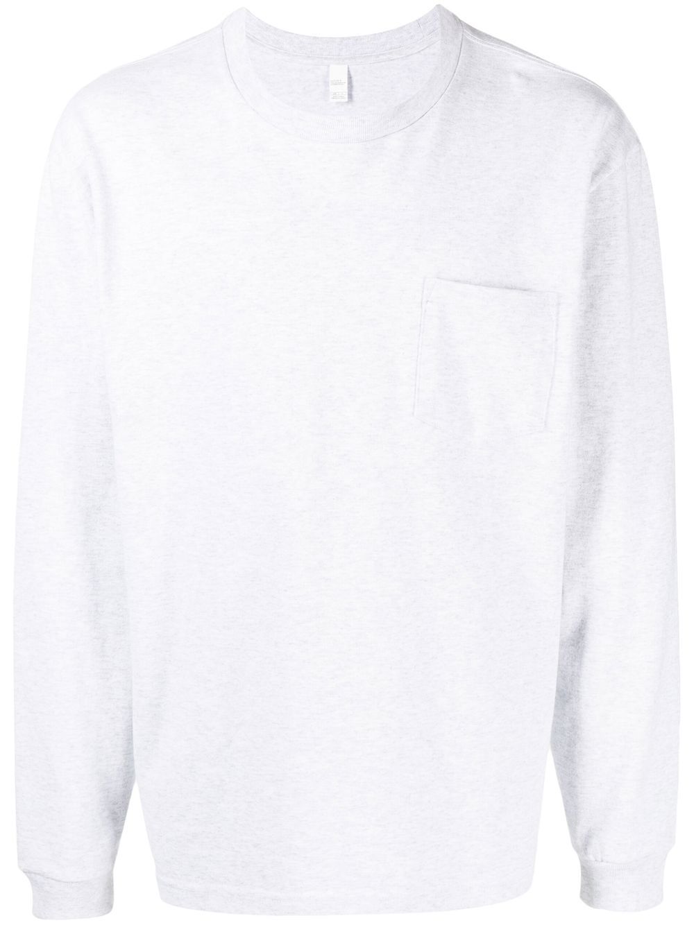 Crew neck long-sleeved T-shirt - BURGUNDY