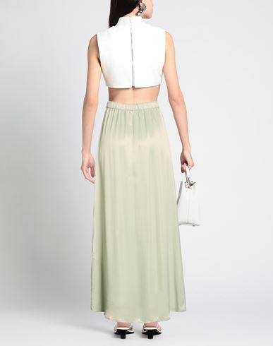 Woman Maxi skirt Sage green Size S Viscose