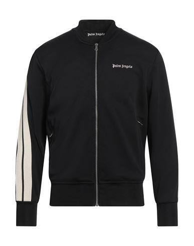 Palm Angels Man Sweatshirt Black Size M Polyester, Elastane