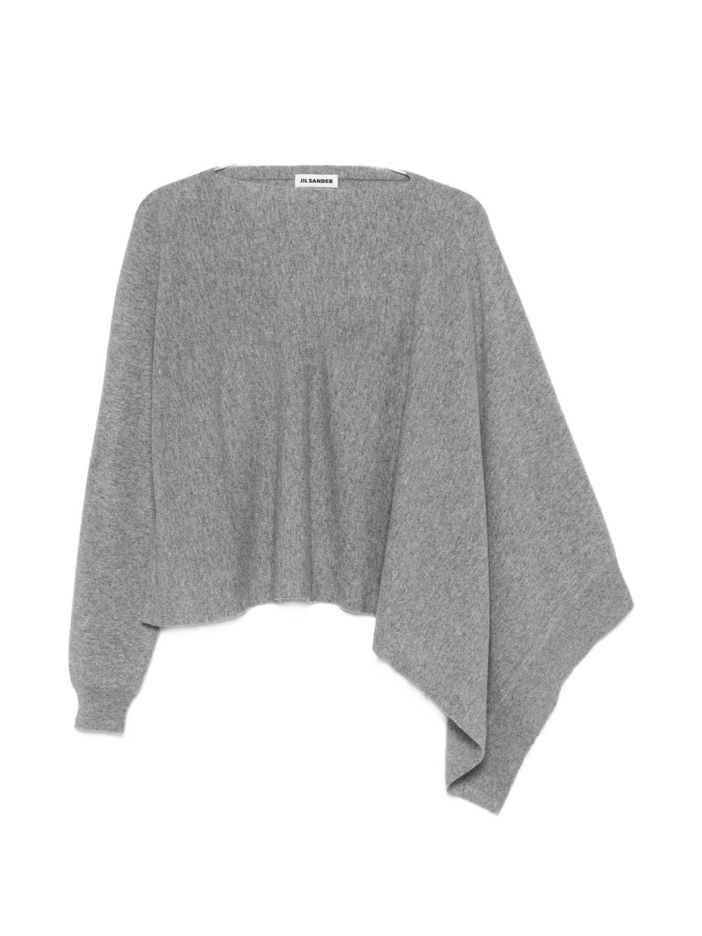 Asymmetric-sleeve Sweater