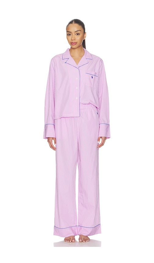 Polo Ralph Lauren Intimates Core 23 Pajama Set With Piping in Pink. - S also in XXS, XS