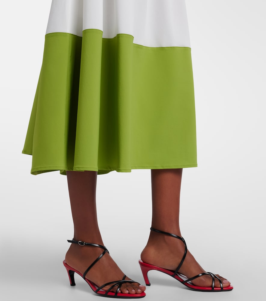 White Label Saria crêpe jersey midi dress