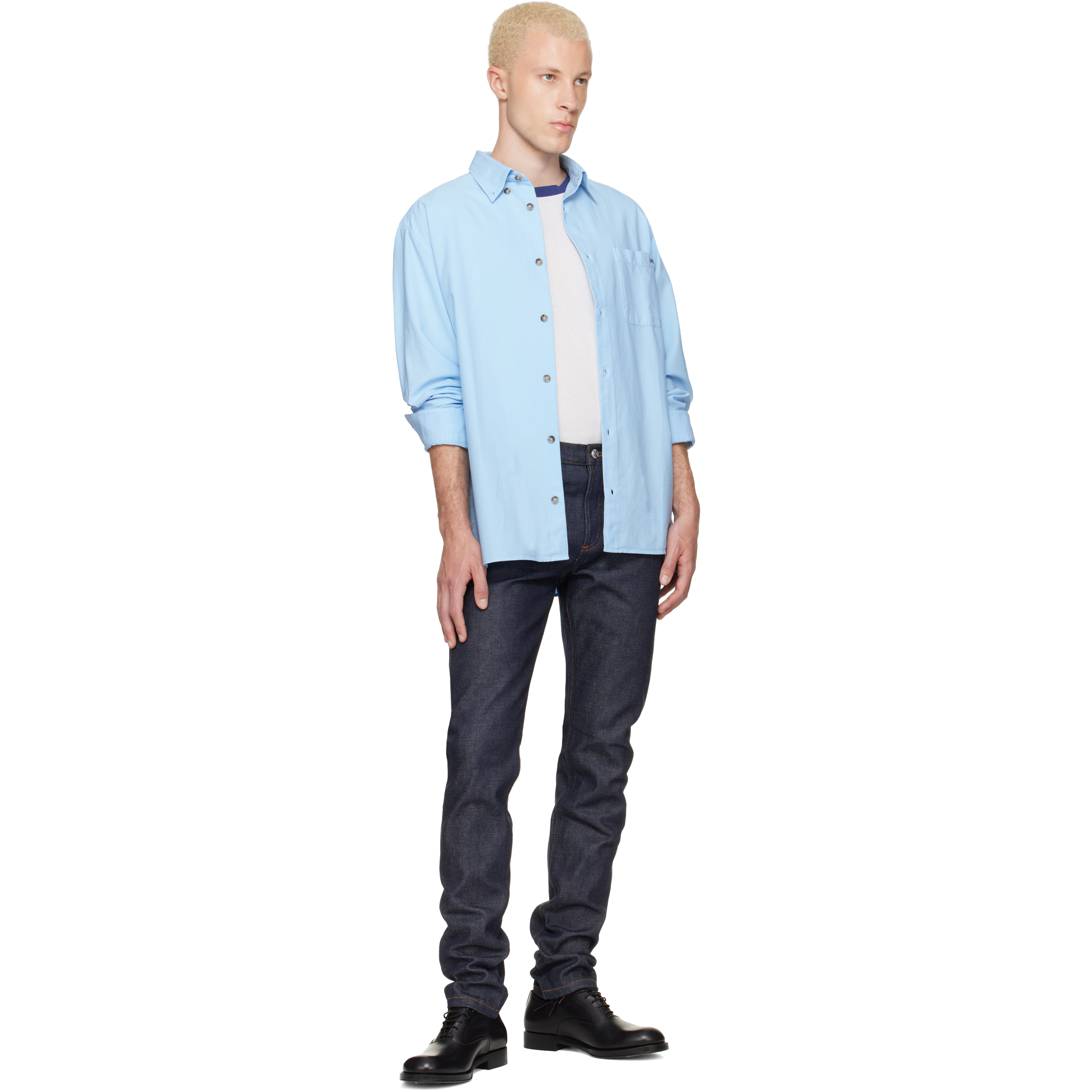 Blue Mateo Logo Shirt