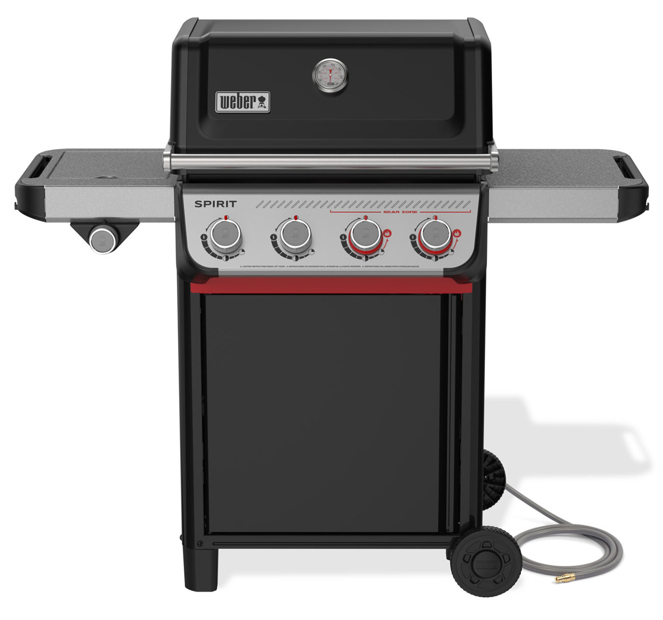Spirit E-435 Natural Gas Grill in Black