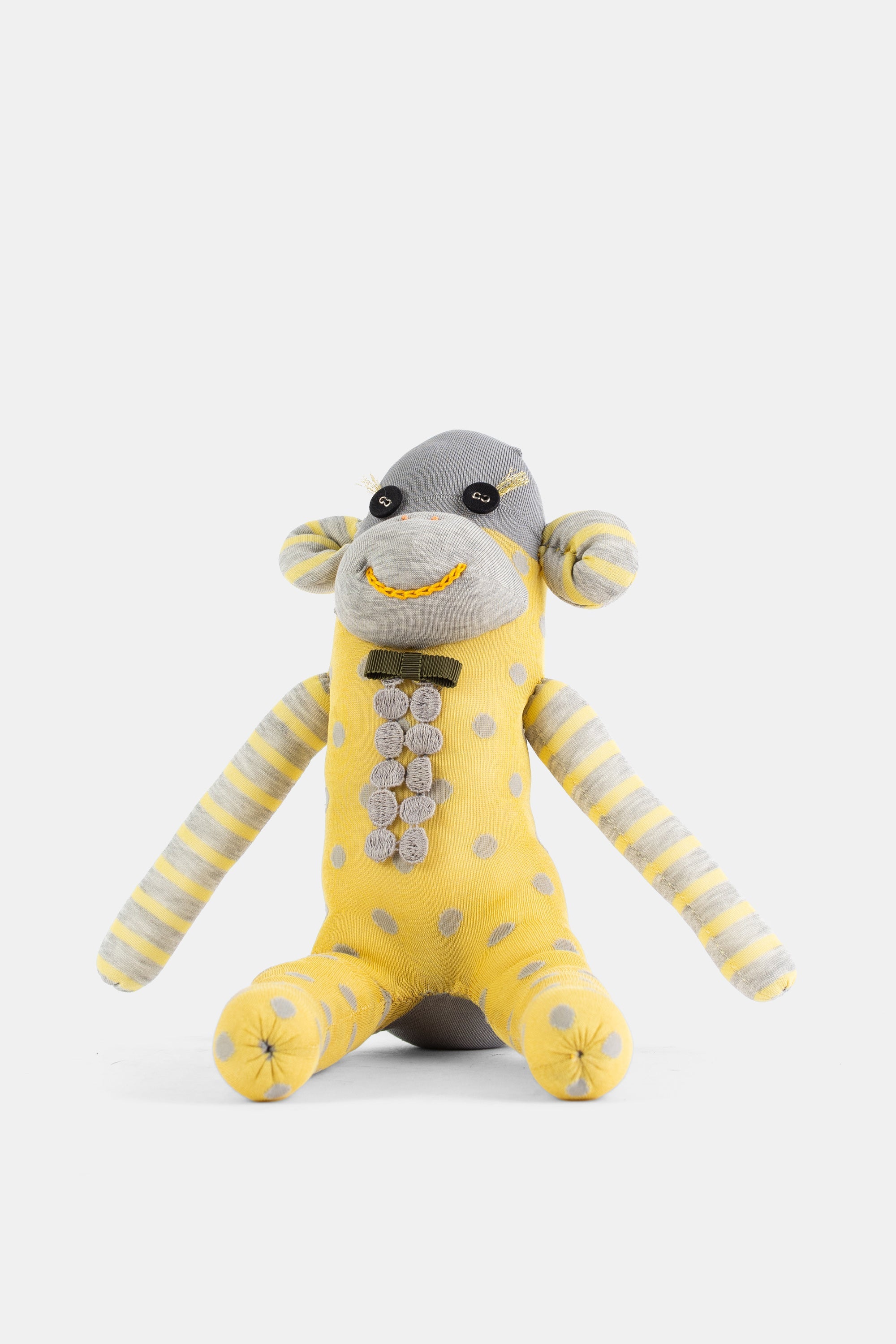 Sock Knit Doll Yellow Mix