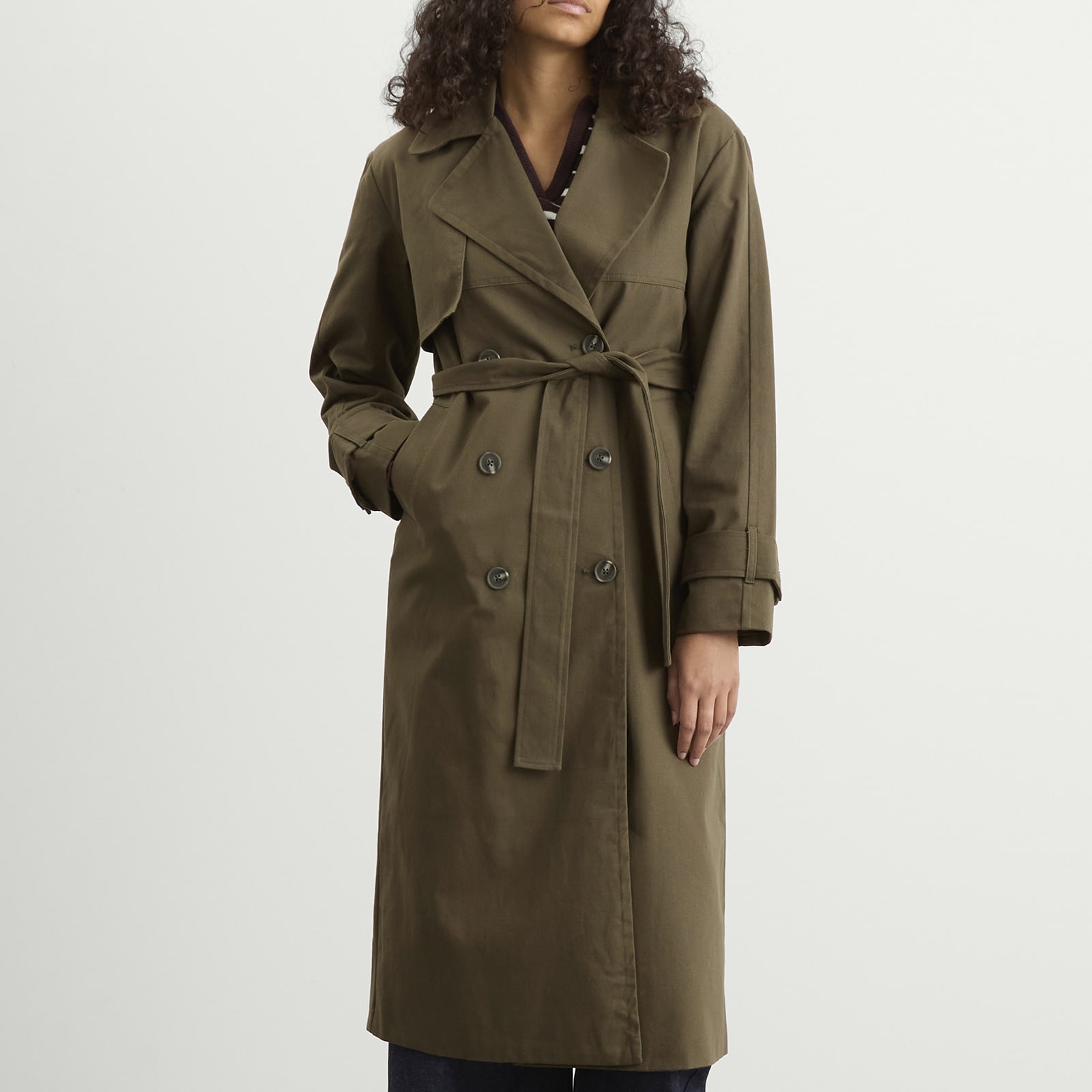 Women's Tabi Trench Coat Khaki