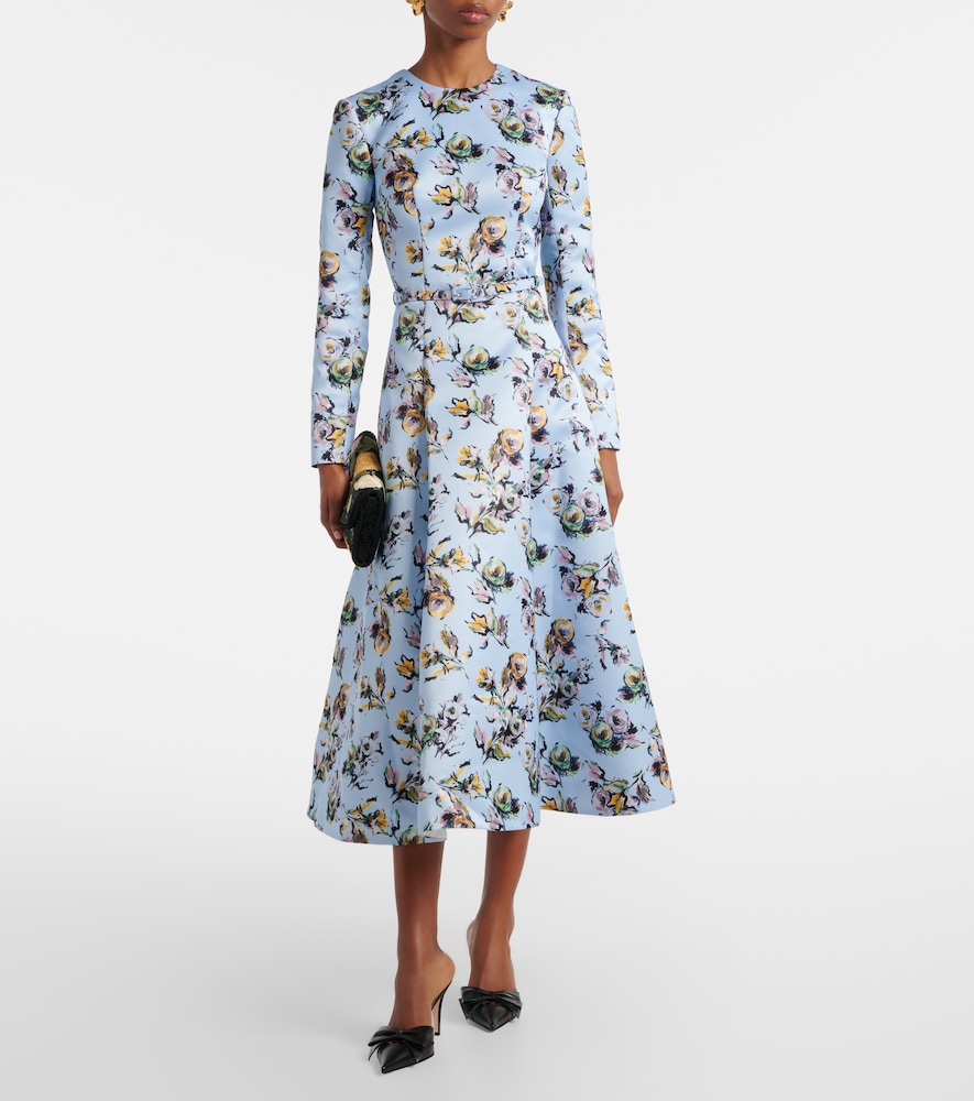 Capucine floral midi dress