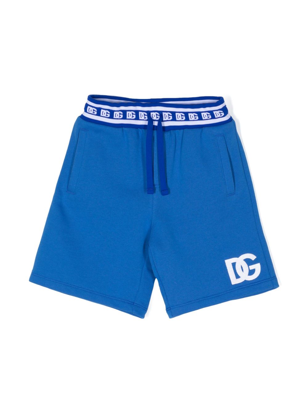 Logo-embroidered track shorts - White