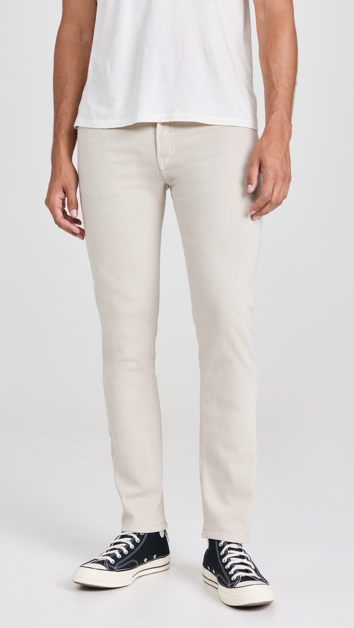 Gage Slim Straight Soft Weft Jeans Gris