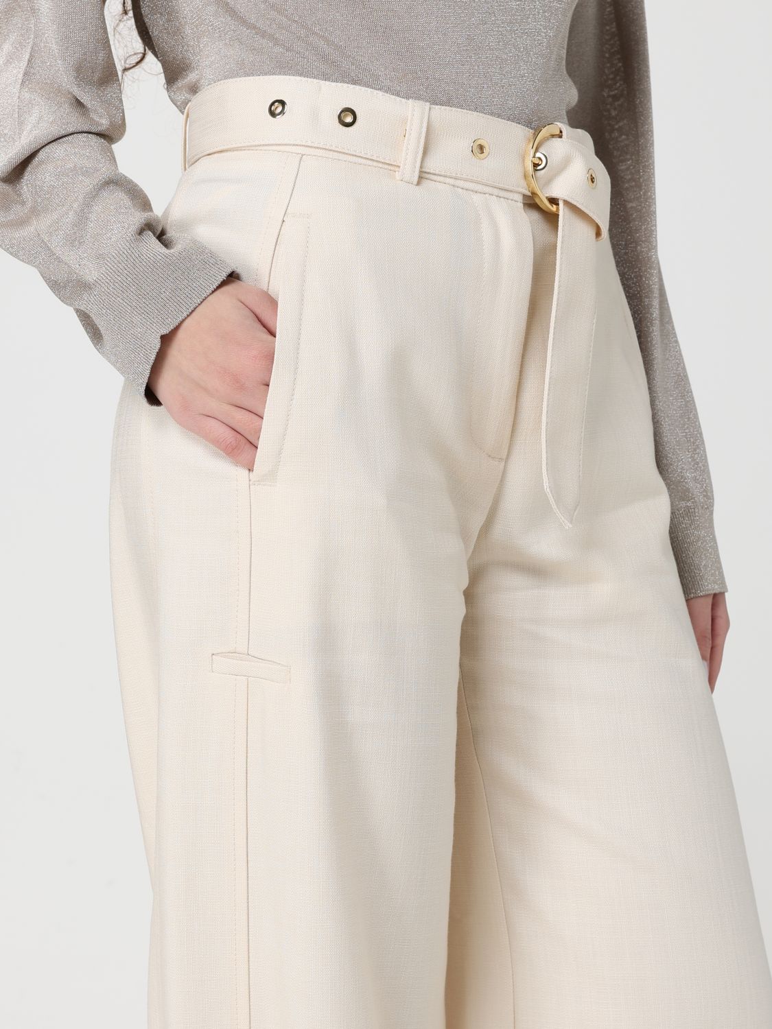 Pants Woman color White