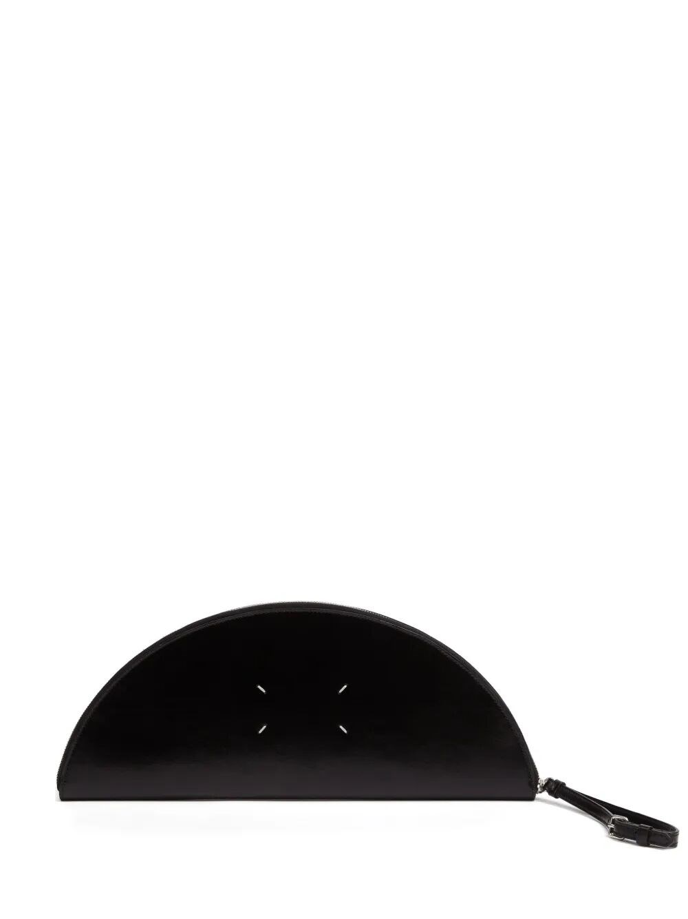 Big Halfmoon Leather Pouch