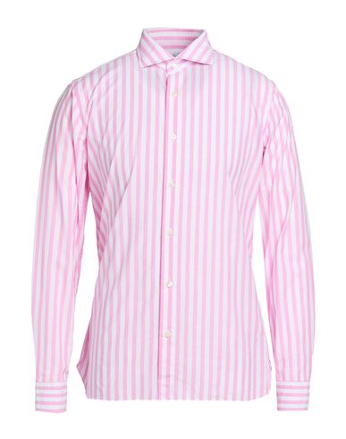 Man Shirt Pink Size 15 Cotton