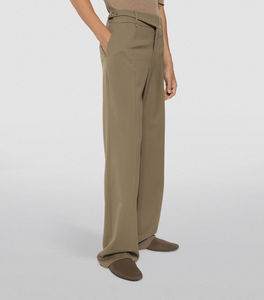 Virgin Wool Tailored Trousers