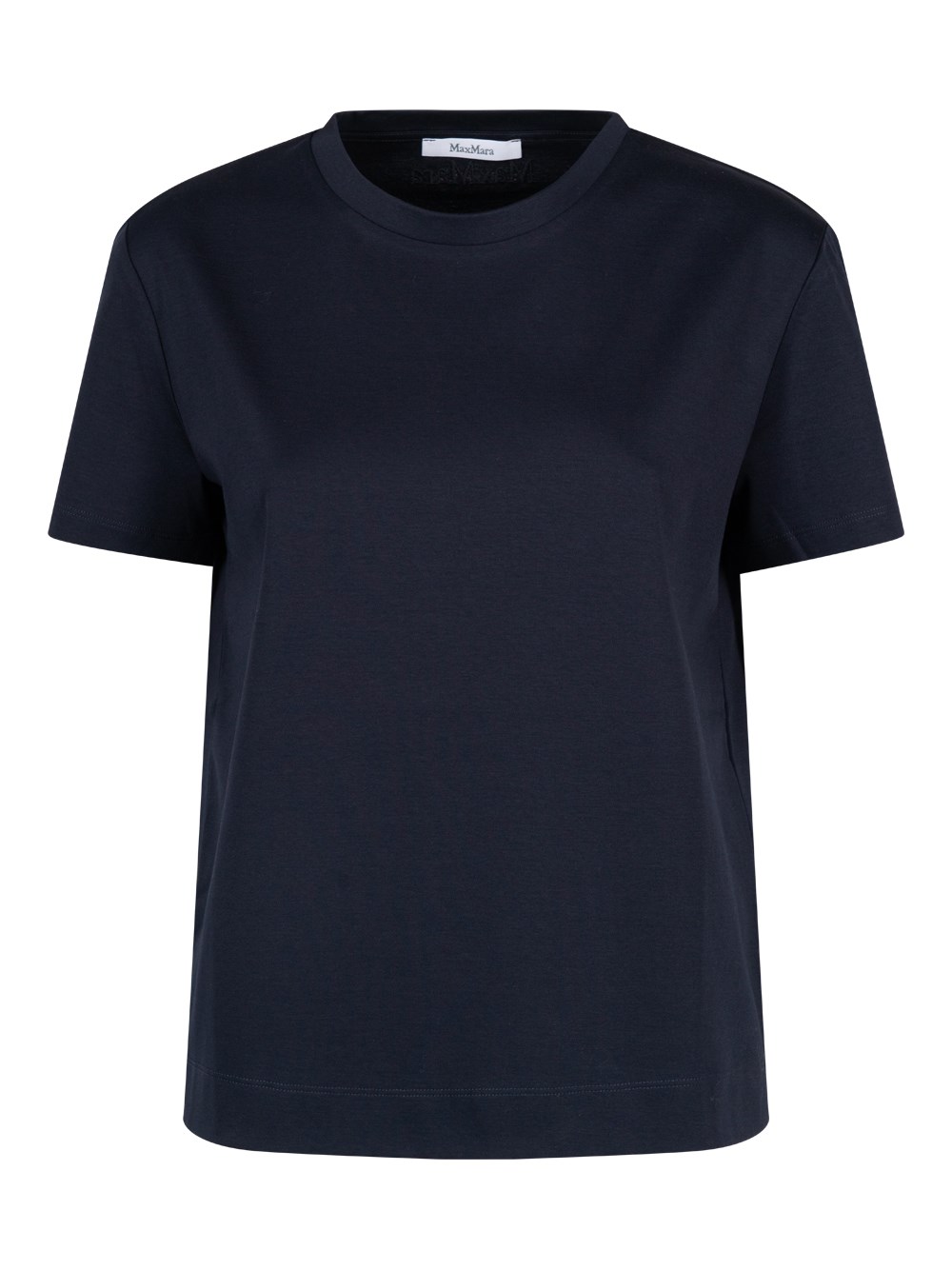 Cotton T-Shirt With Embroidered Logo On The Back