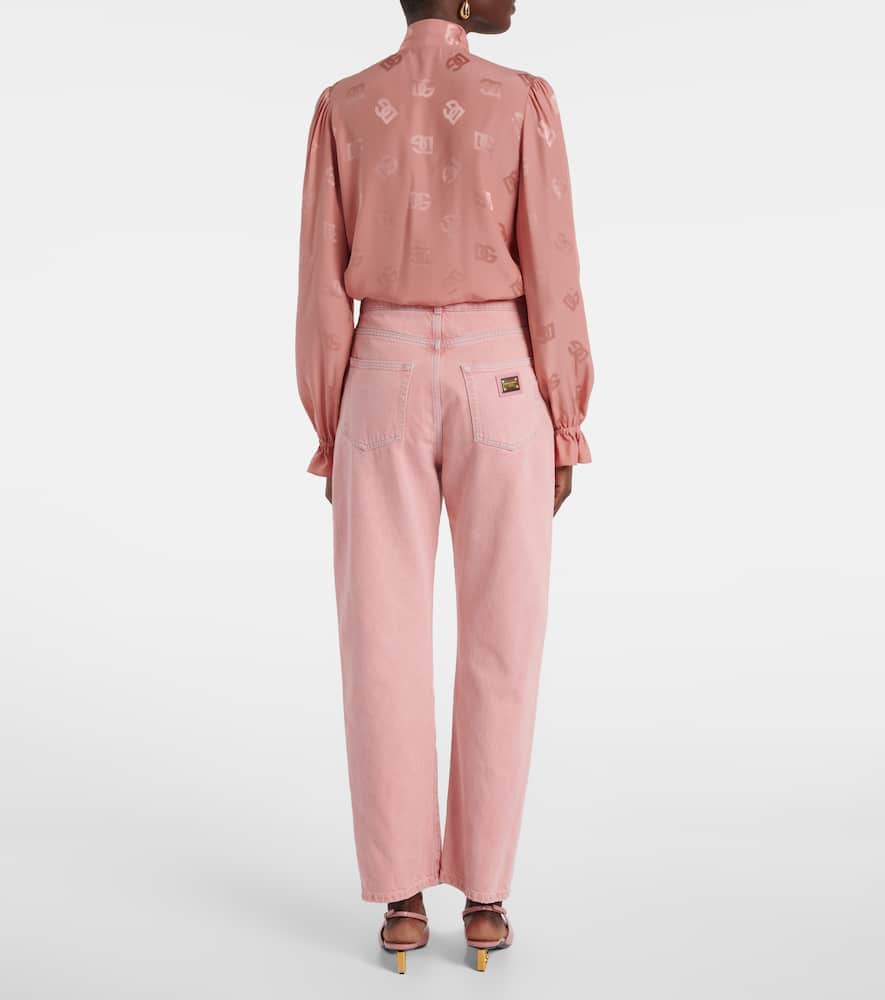 Dolce & Gabbana Mid-rise straight leg jeans