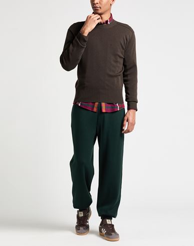 Man Sweater Dark brown Size S Wool