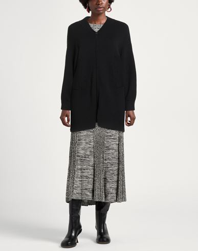 Woman Cardigan Black Size ONESIZE Wool, Acrylic