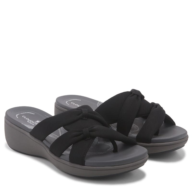 Women's Breeze Rae Cam Sandals (Black Grey)