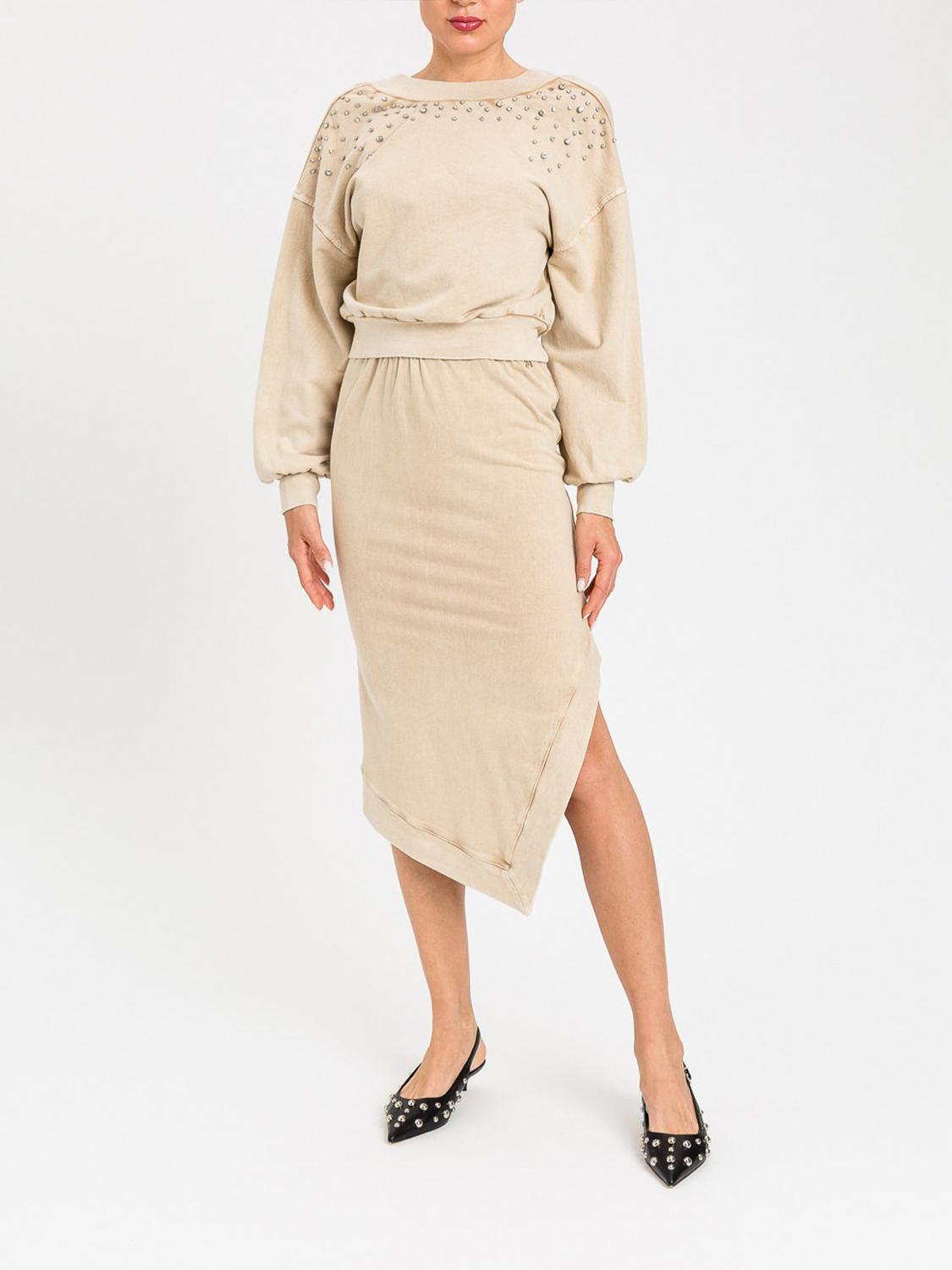 Sweatshirt Woman color Beige