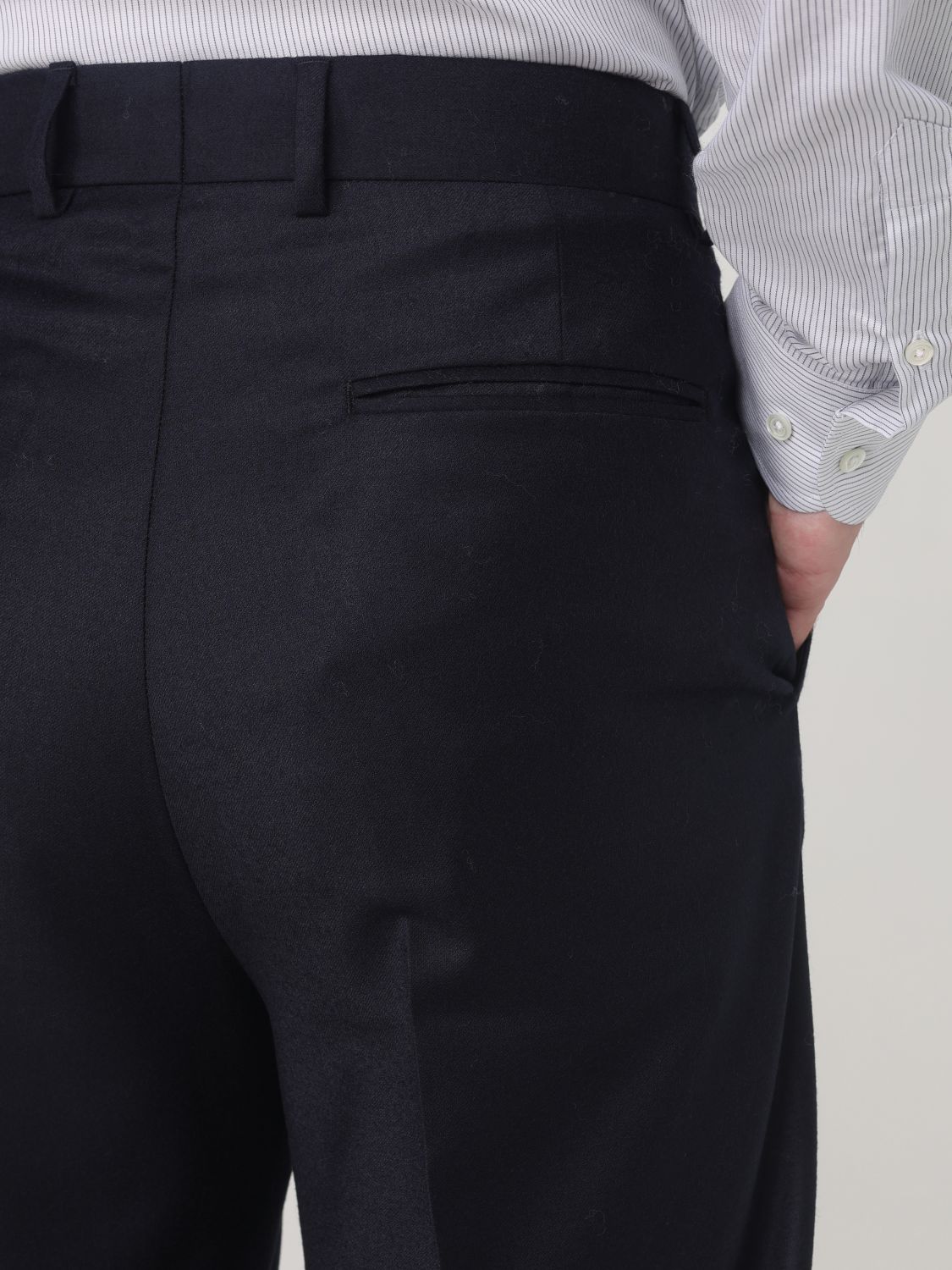 Pants Men color Blue