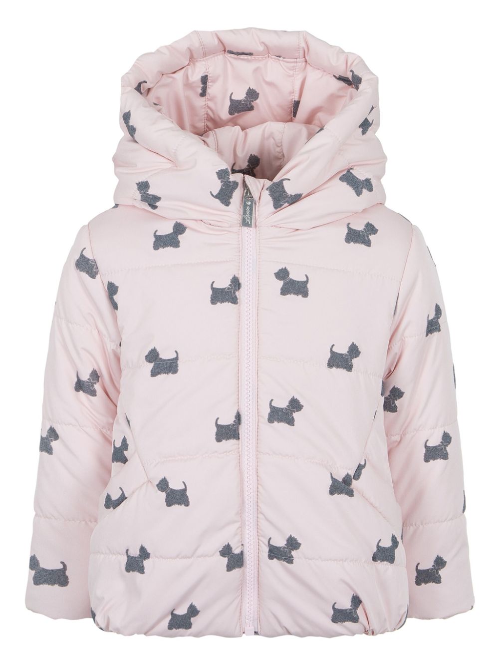 Graphic-print padded jacket - Pink