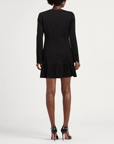 Woman Mini dress Black Size 2 Viscose, Nylon, Elastane