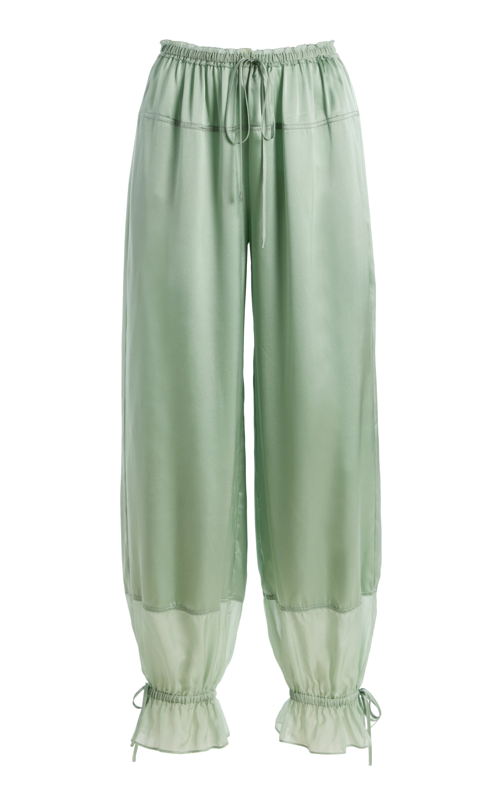 Camile Silk Cinched Pants - Moda Operandi