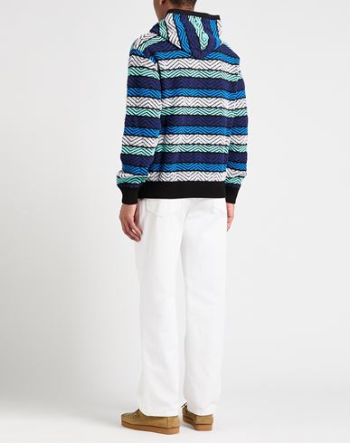 Man Sweater Blue Size 38 Cotton, Polyamide