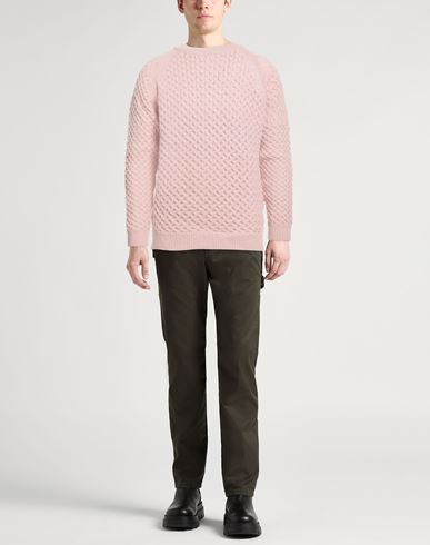 Daniele Fiesoli Lab Man Sweater Light pink Size L Merino Wool