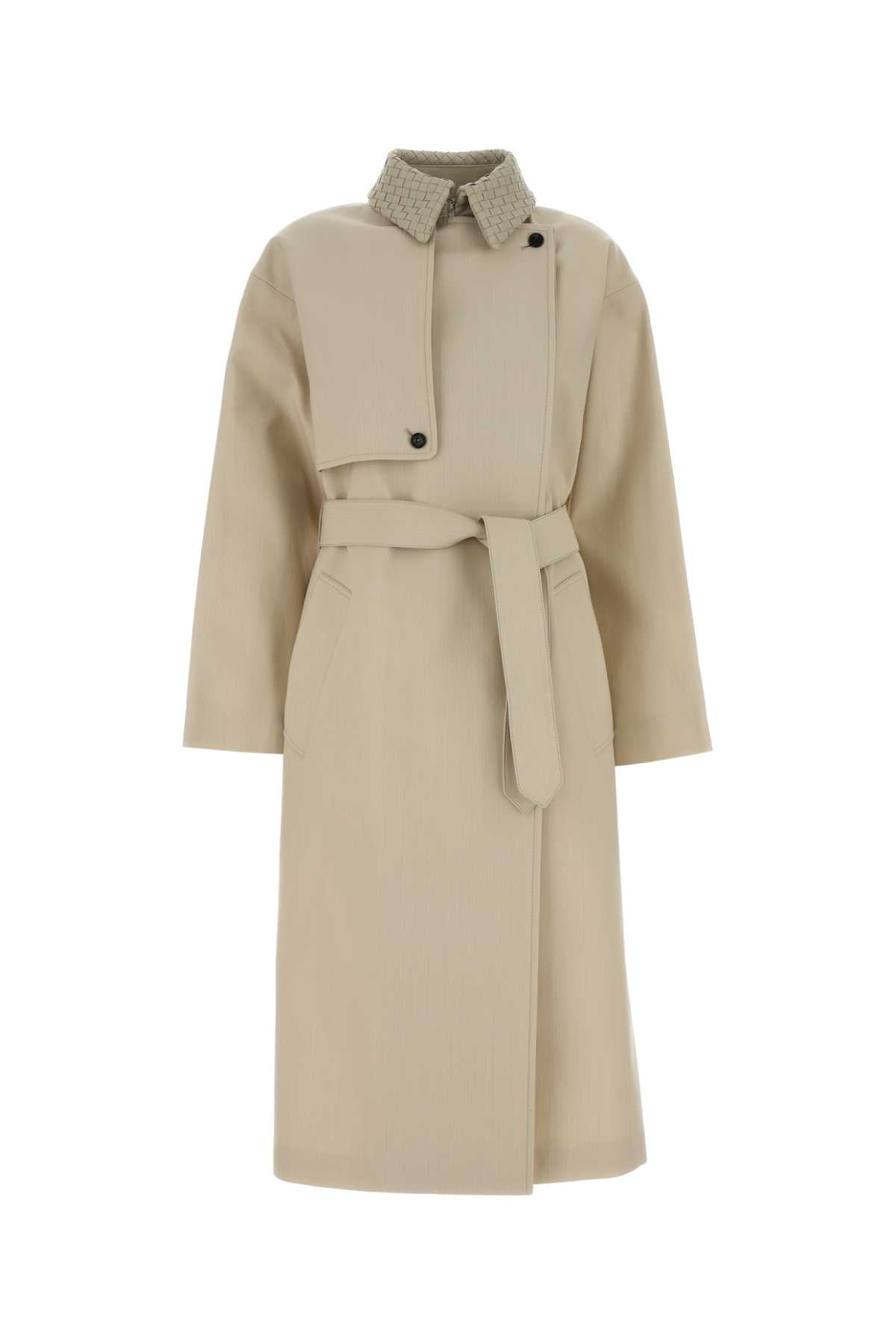 Colletto Trench Coat — Beige
