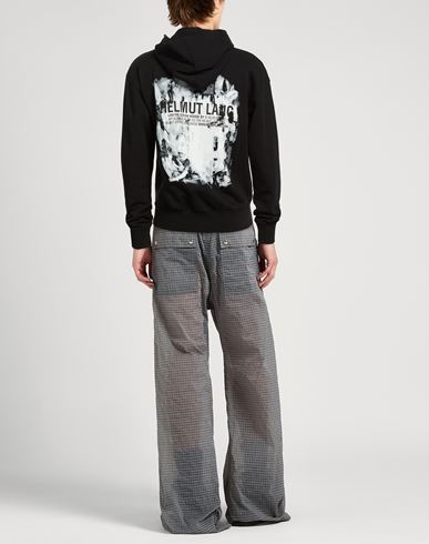 Man Sweatshirt Black Size S Cotton