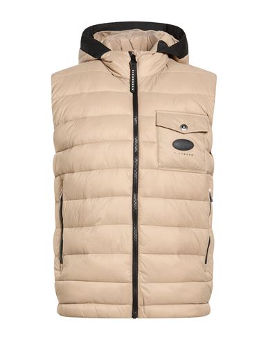 Man Vest Sand Size 36 Polyamide